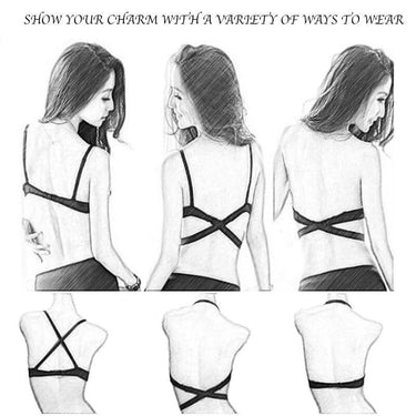 Women's Deep U Low Cut Push Up Bra -, Bras , Drestiny , Australia, Black, Bras, Canada, Gender_Women, New Zealand, Purple, United Kingdom, United States, Wheat, White , Drestiny , www.shopdrestiny.com